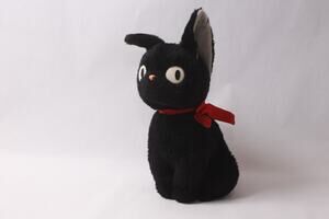 1980s Sun Arrow Studio Ghibli Jiji Black Cat Plush Kiki's Delivery Service ~ 26